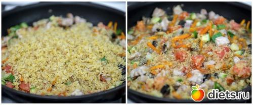 Булгур с грибами и курицей. Булгур с грибами, овощами и курицей. Вкусная коллекция 06 Булгур с грибами и курицей. Булгур с грибами, овощами и курицей. Вкусная коллекция 06