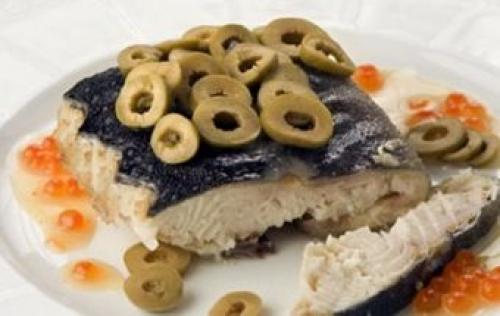 Стерлядь на пару. Диетическое питение. Осетрина на пару.