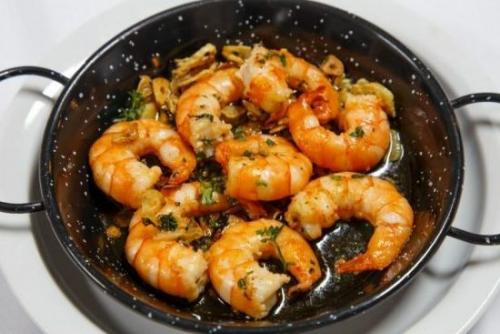 Креветки жареные в панцире. Жареные креветки в панцире