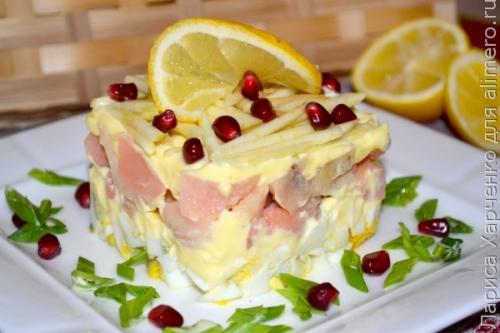 Салат слоеный с сердцем свиным. Рецепт слоеного салата с грибами 11 Салат слоеный с сердцем свиным. Рецепт слоеного салата с грибами 11