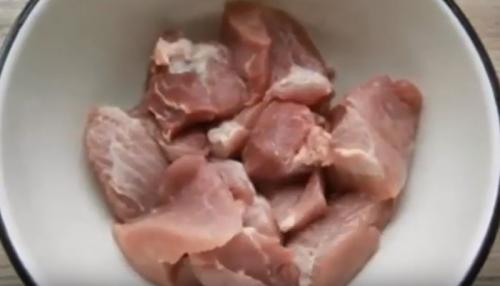 Шашлык из шейки в духовке. Шашлык из свинины в духовке на противне без шампуров 01 Шашлык из шейки в духовке. Шашлык из свинины в духовке на противне без шампуров 01