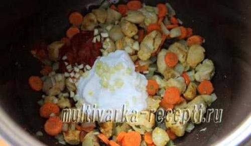 Курица в сливочном соусе с стручковой фасолью. Зелёная стручковая фасоль в сливочном соусе с курицей и сыром 07 Курица в сливочном соусе с стручковой фасолью. Зелёная стручковая фасоль в сливочном соусе с курицей и сыром 07