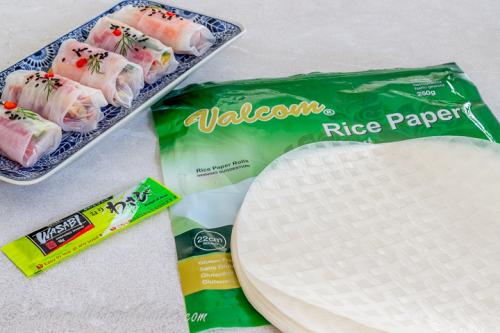 Курица в рисовой бумаге. Рулетики из Рисовой Бумаги с Курицей и Овощами