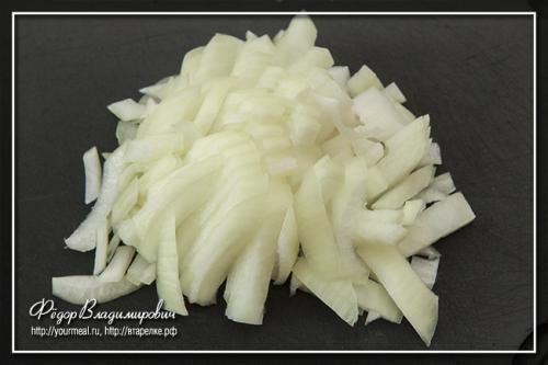 Говяжье сердце в сметане. 