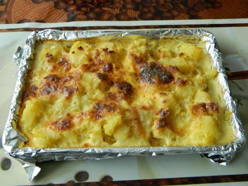 Запеченная картошка с сыром в духовке. Запеченная картошка в духовке с сыром фото рецепт пошагово