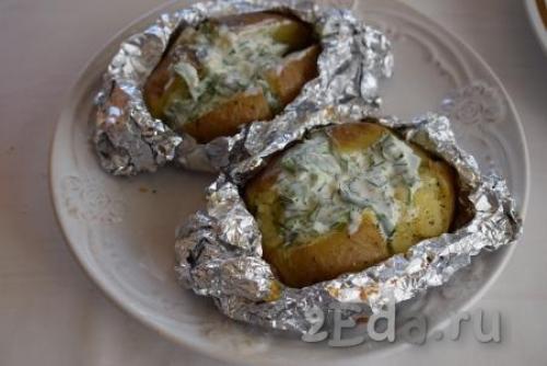 Запеченная картошка в духовке на пергаменте. Испанские пейзажи. Картофель, запеченный в пергаменте 39