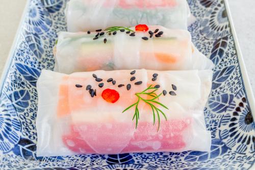 Курица в рисовой бумаге. Рулетики из Рисовой Бумаги с Курицей и Овощами