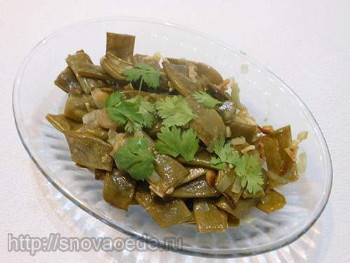 Стручковая фасоль в духовке