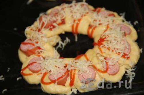 Улитка с сосисками и сыром. 06 Улитка с сосисками и сыром. 06