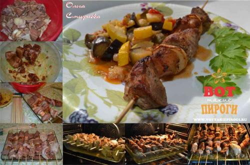 Шашлык в духовке с конвекцией. Шашлык из свинины в духовке