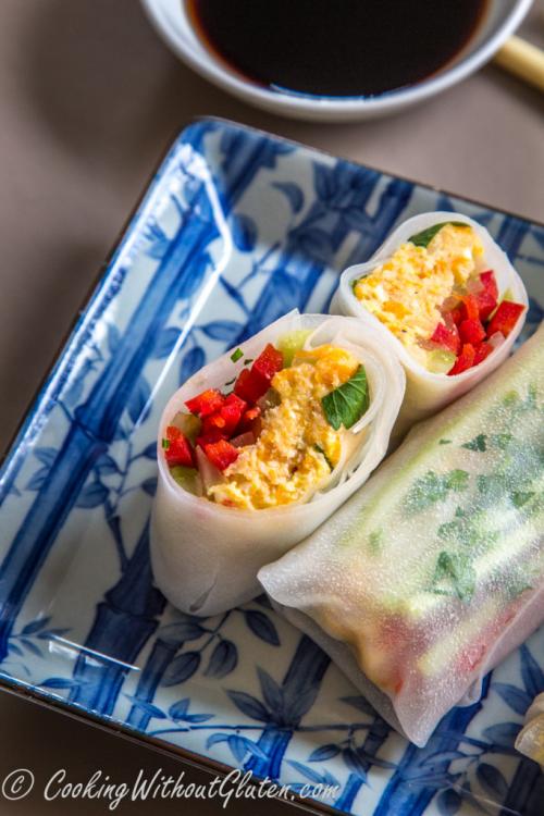 Курица в рисовой бумаге. Рулетики из Рисовой Бумаги с Курицей и Овощами