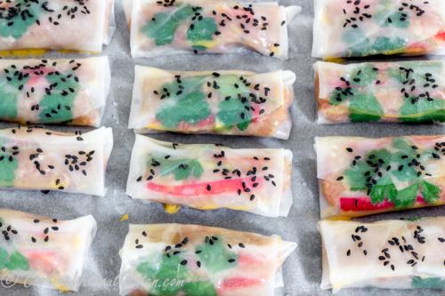 Курица в рисовой бумаге. Рулетики из Рисовой Бумаги с Курицей и Овощами