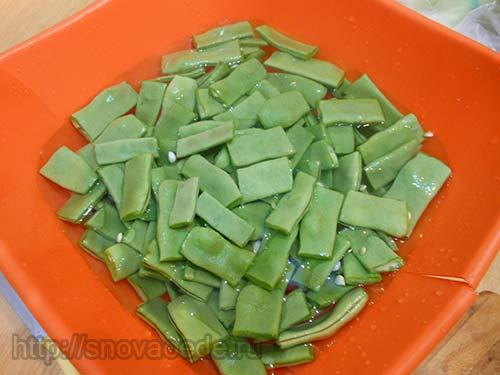 Стручковая фасоль в духовке