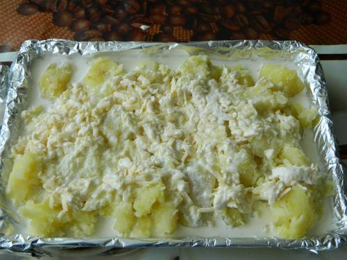 Запеченная картошка с сыром в духовке. Запеченная картошка в духовке с сыром фото рецепт пошагово