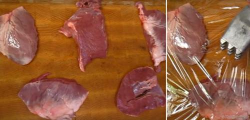 Свиное сердце в кляре. Отбивные из свиного сердца