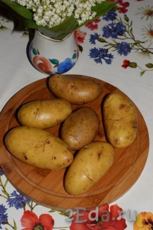 Запеченная картошка в духовке на пергаменте. Испанские пейзажи. Картофель, запеченный в пергаменте 29