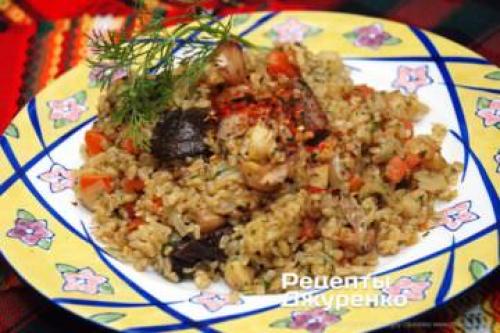 Булгур с индейкой и овощами. Индейка с булгуром и тыквой 10