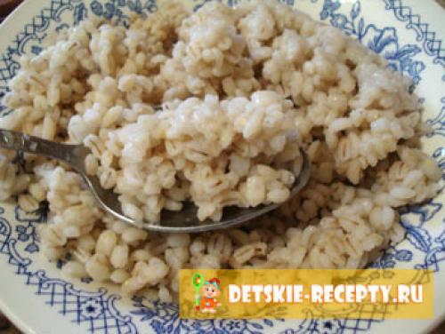 Суп для ребенка с перловкой. Рассольник с курицей и перловкой