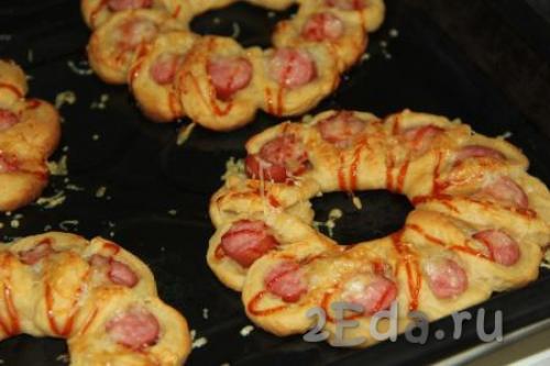 Улитка с сосисками и сыром. 07 Улитка с сосисками и сыром. 07