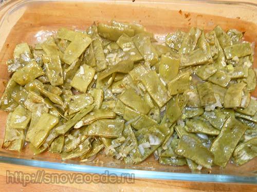 Стручковая фасоль в духовке