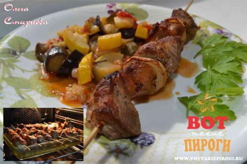 Шашлык в духовке с конвекцией. Шашлык из свинины в духовке