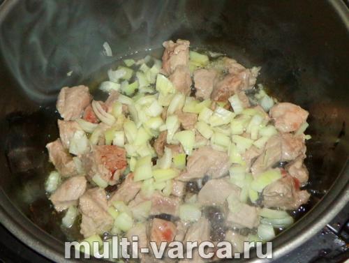 Булгур с мясом в мультиварке. Булгур со свининой в мультиварке 02