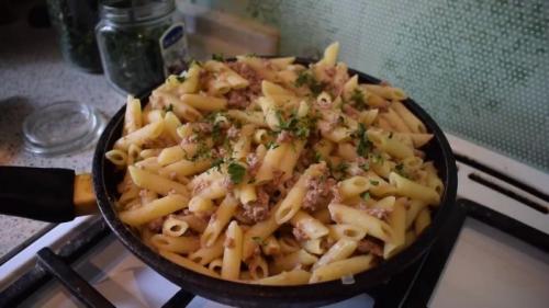Макароны с фаршем индейки. Макароны с фаршем из индейки
