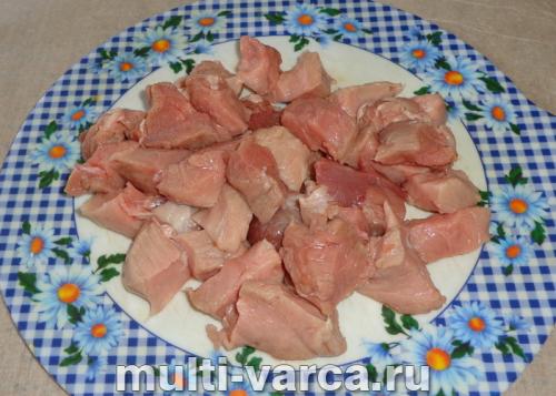 Булгур с мясом в мультиварке. Булгур со свининой в мультиварке 01