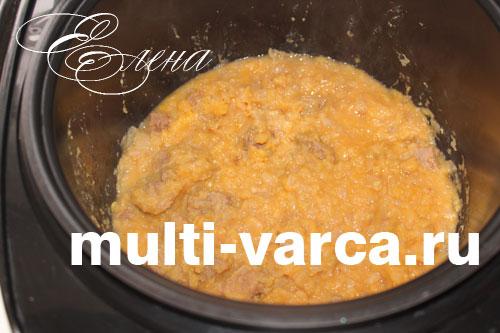 Гороховая каша с говядиной. Тушеный колотый горох с мясом 09 Гороховая каша с говядиной. Тушеный колотый горох с мясом 09