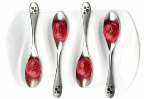 Мусс из зеленого горошка и миндаля. Маленькие тарты с горошком, миндалем и креветками 07 Мусс из зеленого горошка и миндаля. Маленькие тарты с горошком, миндалем и креветками 07