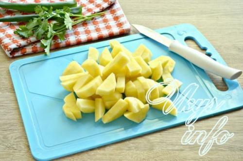 Картошка жареная с сыром и яйцом. Жареная картошка с яйцом 43