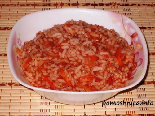 Рис с томатной пастой рецепт в мультиварке. Рис в мультиварке: простой и вкусный вегетарианский рецепт