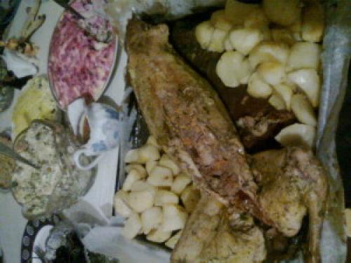 Кролик с рисом в духовке рецепт. Кролик с рисом в духовке 18