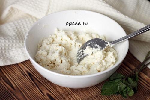 Ленивые вареники пп с клубникой