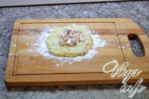 Картофельные зразы с сыром и курицей. Картофельные зразы с курицей 10 Картофельные зразы с сыром и курицей. Картофельные зразы с курицей 10