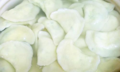 Вареники с творогом и укропом