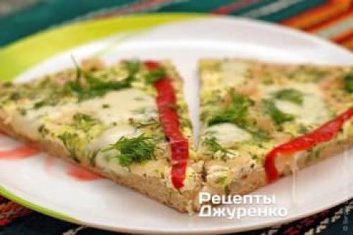 Пицца с сыром рикотта рецепты. Ингредиенты (пицца 34 см) 05