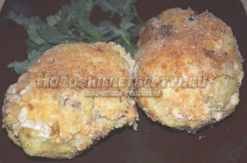 Зразы из молодой картошки. Картофельные зразы рецепт с грибами