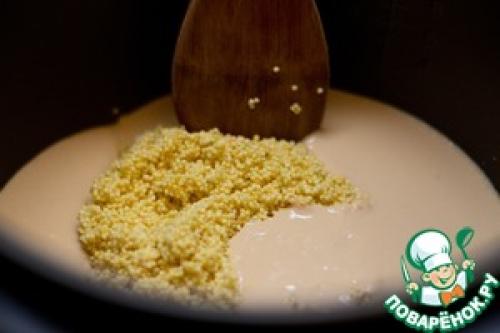 Пшенная каша на топленом молоке. Карамельная пшенная каша