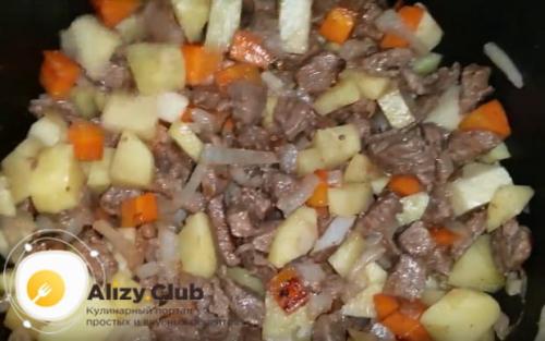 Гуляш с овощами в мультиварке. Рецепт гуляша из говядины с овощами в мультиварке