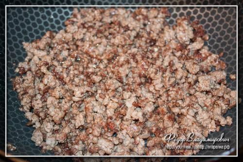 Паста с фаршем и красной фасолью. Итальянский густой овощной суп с фаршем, пастой и фасолью