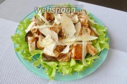 Салат Цезарь рецепт с грибами и курицей. Салат Цезарь с курицей и грибами 14 Салат Цезарь рецепт с грибами и курицей. Салат Цезарь с курицей и грибами 14