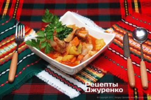 Рагу со свининой и овощами в казане. Овощное рагу со свининой в казане 10 Рагу со свининой и овощами в казане. Овощное рагу со свининой в казане 10