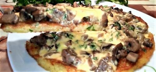 Пицца тонкая на сковороде. Пицца на сковороде за 10 минут 04