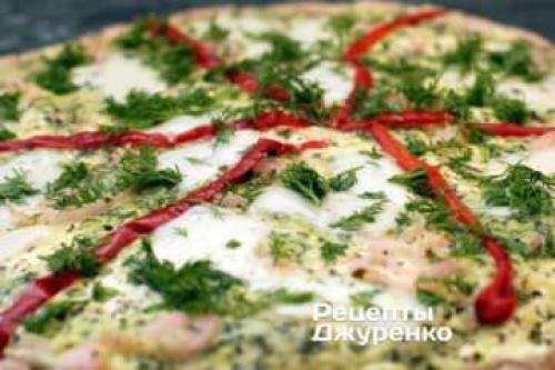 Пицца с сыром рикотта рецепты. Ингредиенты (пицца 34 см) 07