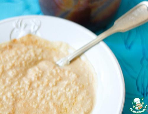 Пшенная каша на топленом молоке. Карамельная пшенная каша