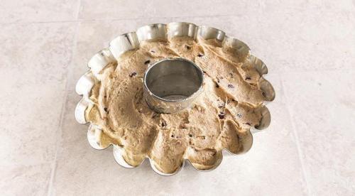 Миндальный кекс с клюквой 04 Миндальный кекс с клюквой 04