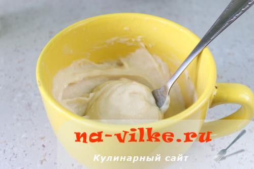 Заварное тесто на пирожки на сковородке.