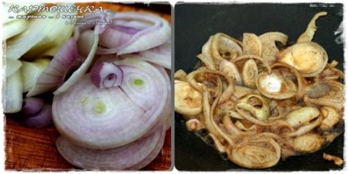 Картошка жареная в казани. Жареная... в казане, картошка