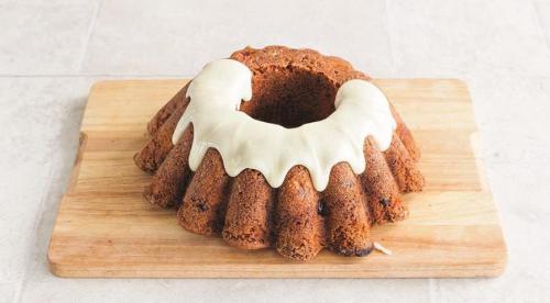 Миндальный кекс с клюквой 05 Миндальный кекс с клюквой 05